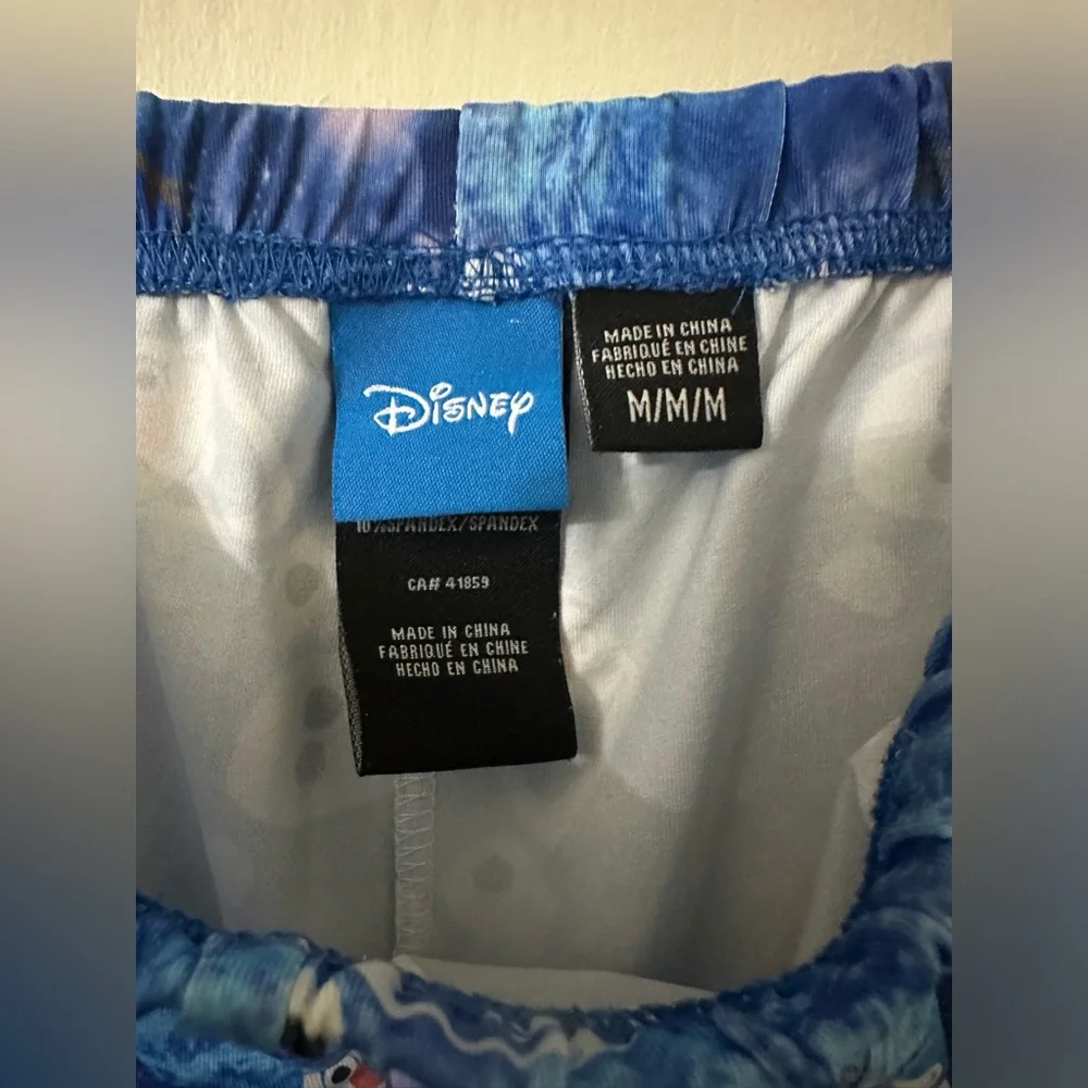 Olaf Disney Kids Blue Snowman Pajama Pants Medium